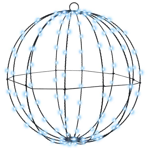vidaXL Bola con 192 LED 2 pcs fr&iacute;o 40,5 x 40,5 x 42 cm Metal