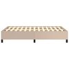 vidaXL Estructura cama sin colch&oacute;n cuero sint&eacute;tico capuchino 120x190cm