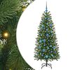 vidaXL &Aacute;rbol de Navidad artificial con 150 LED Verde 150 cm PE y PVC