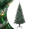 vidaXL &Aacute;rbol de Navidad Artificial Preiluminado Verde 210 cm