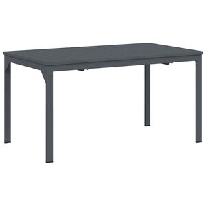 vidaXL Mesa de Patio Antracita 180 x 80 x 74 cm