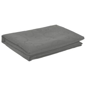 vidaXL Tela para Mesa Cuadrado Gris Claro 90 x 90 cm