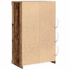 vidaXL Aparador LED Madera vieja 60,5 x 37 x 100 cm