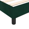 vidaXL Cama box spring con colch&oacute;n terciopelo verde oscuro 180x200 cm