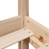 vidaXL Estructura de cama sin colch&oacute;n madera maciza de pino 140x190 cm