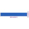 vidaXL Toldo para balc&oacute;n HDPE azul 75x600 cm