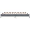 vidaXL Estructura de cama sin colch&oacute;n terciopelo gris oscuro 180x210cm