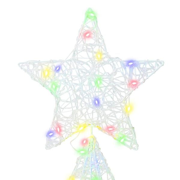 vidaXL Árbol de Navidad con 240 LED Multicolor 180 cm Acrílico