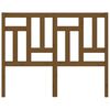 vidaXL Cabecero de cama madera maciza pino marrón miel 125,5x4x100 cm