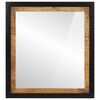 vidaXL Espejo de ba&ntilde;o madera maciza de mango y vidrio 55x1x60 cm
