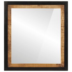 vidaXL Espejo de ba&ntilde;o madera maciza de mango y vidrio 55x1x60 cm