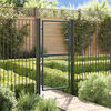 vidaXL Puerta de jard&iacute;n de malla acero galvanizado 100 x 175 cm gris