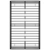 vidaXL Estructura de cama sin colchón metal negro 120x200 cm