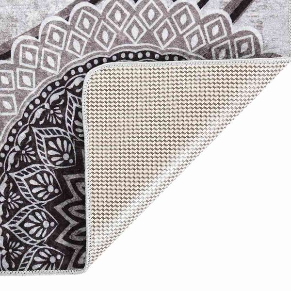 vidaXL Alfombra lavable patchwork multicolor 80x300 cm