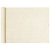 vidaXL Toldo para balc&oacute;n HDPE crema 90x500 cm