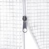 vidaXL Invernadero con estructura de acero blanco 24 m² 6x4x2 m