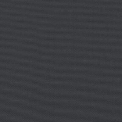 vidaXL Cojín de asiento de jardín de tela negro 120x80x12 cm