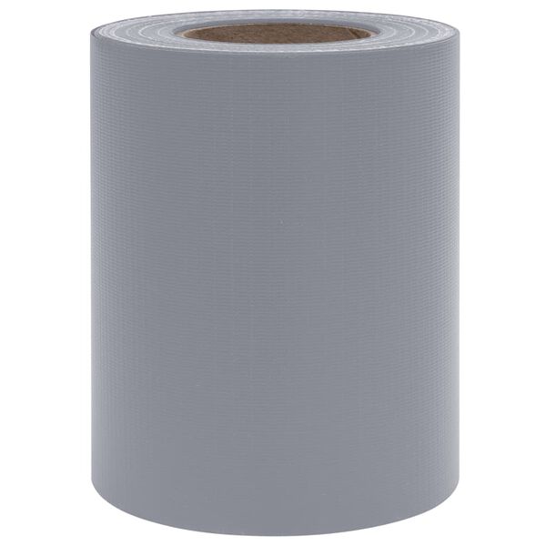 vidaXL Panel de valla de PVC gris claro mate 35x0,19 m
