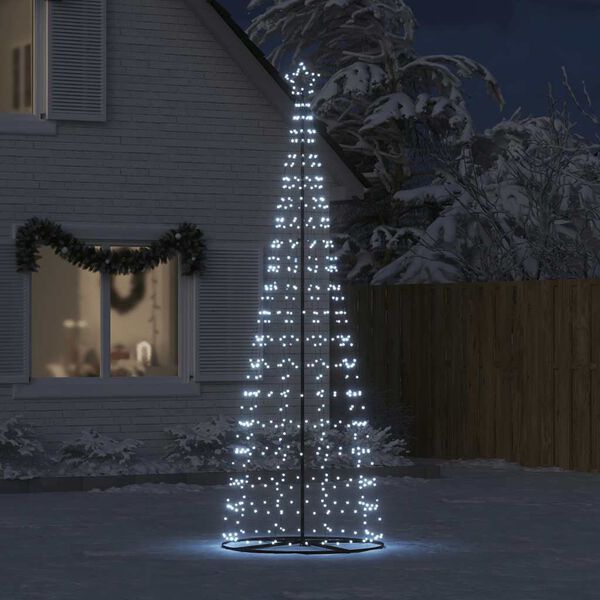 vidaXL Árbol de Navidad LED 550 LEDs blanco frío 300 cm