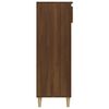 vidaXL Mueble zapatero madera contrachapada roble marr&oacute;n 40x36x105 cm