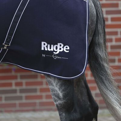 Covalliero Manta para caballos RugBe Classic vellón azul marino 145cm