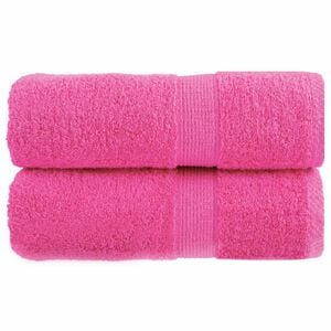 vidaXL Toallas de mano premium SOLUND, 2 unidades, color rosa, 30 x 30 cm, 600 g/m&sup2;