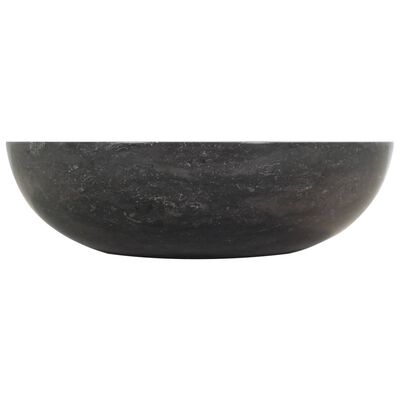 vidaXL Lavabo 40x12 cm mármol negro