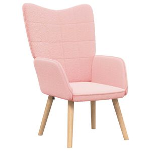 vidaXL sill&oacute;n Rosa 62 x 67 x 95,5 cm Tela Sherpa