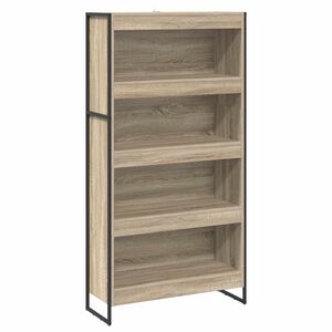 vidaXL Estanter&iacute;a para libros 80 x 30 x 155 cm Madera de ingenier&iacute;a