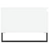vidaXL Mesa de centro madera contrachapada blanco 90x50x36,5 cm