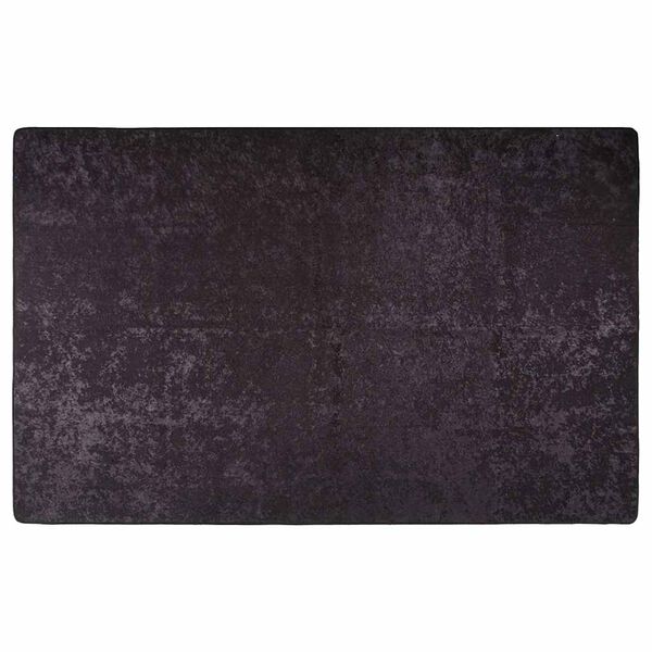 vidaXL Alfombra lavable gris antracita 160x230 cm