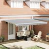 vidaXL Toldo retr&aacute;ctil autom&aacute;tico gris antracita y blanco 450x300 cm