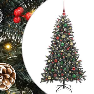 vidaXL &Aacute;rbol de Navidad artificial Verde 150 cm PVC, Pl&aacute;stico y Acero