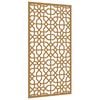 vidaXL Adorno de pared de jard&iacute;n acero corten dise&ntilde;o morisco 105x55 cm