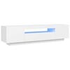 vidaXL Mueble para TV con luces LED blanco 160x35x40 cm