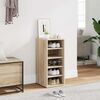 vidaXL Zapatero madera contrachapada roble Sonoma 31,5x35x70 cm