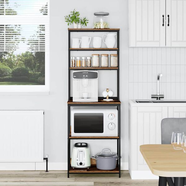 vidaXL Estante de cocina Madera Vieja 60 x 40 x 168 cm