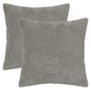 vidaXL Funda de almohada 2 uds. HEERLEN Gris Claro 40 x 40 cm