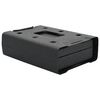 vidaXL Caja fuerte para coche de acero negro 21,8x16x7 cm