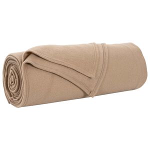 vidaXL Manta Camel 280 x 210 cm 0.8 kg Lana