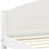 vidaXL Estructura de cama sin colchón madera de pino blanco 160x200 cm