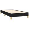 vidaXL Estructura de cama sin colchón tela negro 90x190 cm