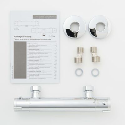 SCHÜTTE Grifo termostático para ducha LONDON 5,5 cm