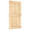 vidaXL Puerta NARVIK Natural 100 x 210 cm Madera de Pino S&oacute;lido
