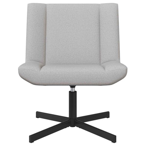 vidaXL Silla giratoria Gris Nube 63 x 75 x 76 cm tela