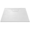 vidaXL Plato de ducha SMC blanco 100x70 cm
