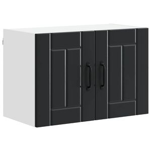 vidaXL Armario de cocina mural con puerta Negro 60 x 31 x 40 cm