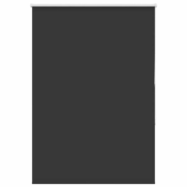 vidaXL Estor Enrollable Opaco negro 95x175 cm Tela Ancho 95x130 cm