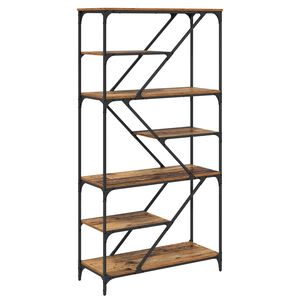 vidaXL Estante de libros 9 niveles 91 x 36 x 176 cm Madera Vieja
