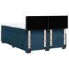 vidaXL Cama box spring con colch&oacute;n terciopelo azul oscuro 140x200 cm